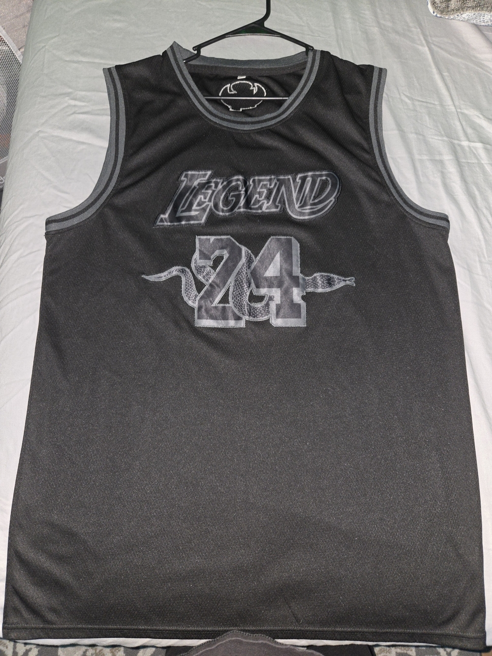 Legend 24 Kobe Bryant Sleeveless Athletic Tank - Black